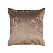 Beliani Almofada decorativa POPPY Castanho