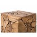 Beliani Mesa de jantar NORLEY 30x30 Castanho