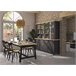 Vitrine SEQUOIA em carvalho e preto Preto