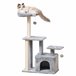 Arranhador para Gatos Aglomerado e Sisal PawHut Cinza