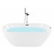 Beliani Banheira de interior NEVIS 80x170 Branco