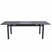 Mesa de jardim extensível ORION cinzento escuro Cinza Escuro