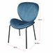 Conjunto de 2 cadeiras de jantar TULIPA  Azul