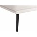 Beliani Chaise longue Bouclé ARTHEZE Castanho Claro