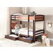Beliani Beliche Pinho REGAT 97x208 Castanho