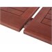 Beliani Mesa extensível TOSCANA Vermelho