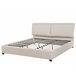 Beliani Cama com estrado Poliéster BELFORT 191x212 Bege