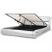 Beliani Cama com estrado Pele sintética AVIGNON 205x221 Cinza