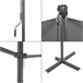 Toldo de pé Selenizza impermeável com manivela manual 600x300 Cinza Escuro