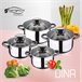8 peças Bateria de cozinha Bateria Multicor