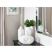 Beliani Jarro decorativo XANTHOS Branco