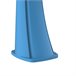 Starmatrix RIOXXL 40 litros de duche de polietileno curvo com aquecimento solar, Cinza Azul