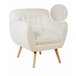 Beliani Poltrona MELBY Branco