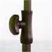 Aktive Beach Guarda-sol grande inclinável verde 200 cm UV30 Verde