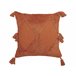 Beliani Almofada decorativa AVIUM 45x45 Laranja