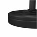 Base Chapéu de Sol HDPE, concreto, aço Outsunny Preto