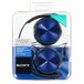 Auriculares de Diadema Azul