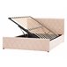 Beliani Cama com armazenamento Veludo ROCHEFORT 150x214 Bege