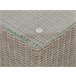 Beliani Conjunto lounge CONTARE Cinza Claro
