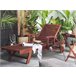 Beliani Cadeira lounge/relax TOSCANA Castanho