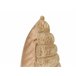 Beliani Almofada decorativa RAKYA Castanho Claro