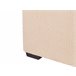 Beliani Cama com estrado Bouclé MARMANDE 86x214 Bege