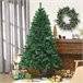 Árvore de Natal PVC e Aço HOMCOM, casa - natal Verde