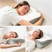 Almofada Cervical Ergonómica 3 em 1 Branco