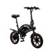 DYU D3F Bicicleta Elétrica  14" - Potência 250W Freio a Disco Preto