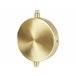 Beliani Candeeiro de parede WAMPU Dourado