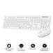 Teclado e Rato sem Fios SUBKBCCSSW11 Branco