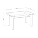 Mesa de jantar Tyra 80x140 Cinza