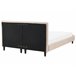 Beliani Cama com estrado Poliéster FITOU 150x214 Areia
