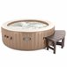 INTEX Pacote de 2 bancos médios para spa circular para 4 pessoas Castanho
