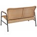 Beliani Conjunto lounge Ratan sintético OFANTO Natural