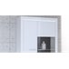 Vitrine dupla branco brilhante LIVING Branco Brillo