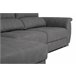 Chaise longue BENSON com cama Antracite