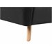 Beliani Cama com estrado Poliéster VIENNE 200x220 Cinza Escuro