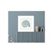 Pintura CARACOL AZUL 42x42cm marca MARCOMUEBLE  Azul