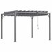 Pérgola de Exterior alumínio, aço, poliéster Outsunny Cinza