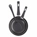 Conjunto de frigideiras com moldes RENBERG 3 peças Preto