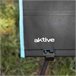 Aktive Mesa de acampamento dobrável com porta-copos Preto