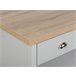 Beliani Mesa de centro CONCAN 55x99 Cinza Claro