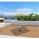Guarda-sol ENARA 250x200x300cm cor bege Bege