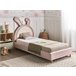 Beliani Cama infantil Terciopelo LALLIAS Creme