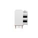 Cómoda dulpa com 3+3 gavetas NORDIC Branco/ Madeira