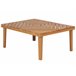Beliani Conjunto lounge Madeira de acácia BARATTI Bege