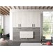 Secretária dobrável TWIN 98cm branco Cinza