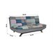 Sofá cama CERVANTES  3 lugares estampagem Estampado