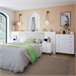 Dormitorio Iconic 160 Branco/cinza
